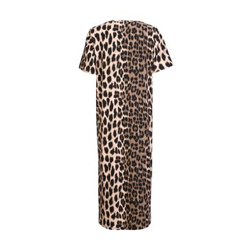 Liberté - Alma T-Shirt dress - Big Lux Leo Fossil